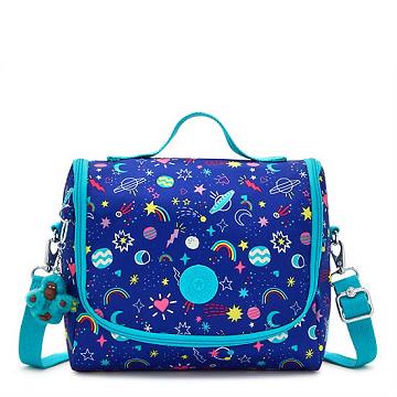 Kipling New Kichirou Printed Lunch Bag Vesker Blå | NO 1058YX